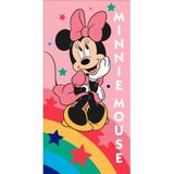 Minnie Mouse - Strandlaken - Rainbow - 70 x 140 cm