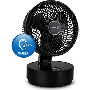 Clean Air Optima® CA-404B - Design Circulator Ventilator - Oscillatie 80º en 180º - Extreem stil - Slaapmodus - Luchtzuivering door Ionisator