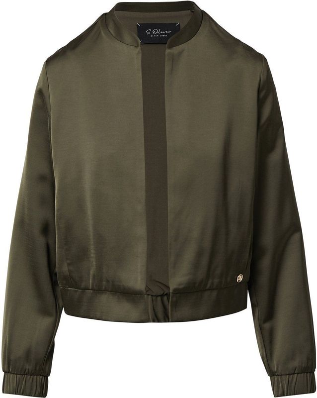 s.Oliver BLACK LABEL - Tussenjas - Olijfgroen