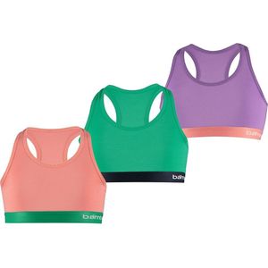 Apollo meisjes topjes bamboo - maat 158/164 - 3-pack - multi fashion