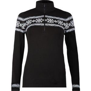 NEWLAND - N4 6715 lady t-neck - Skipully dames - Zwart, wit