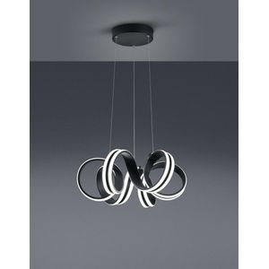 Hanglamp Trio Leuchten Carrera - Zwart