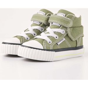 ROCO Jongetjes sneakers hoog - Olijf groen - maat 20