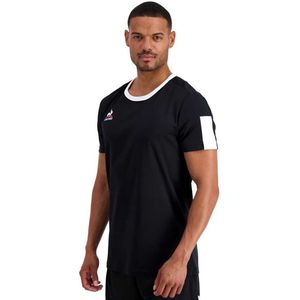 Le Coq Sportif 2220019 N°1 Training T-shirt Met Korte Mouwen Zwart XS Man