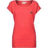 Naketano - T-Shirt Wolle 1801-0002 - Cherry Red Melange