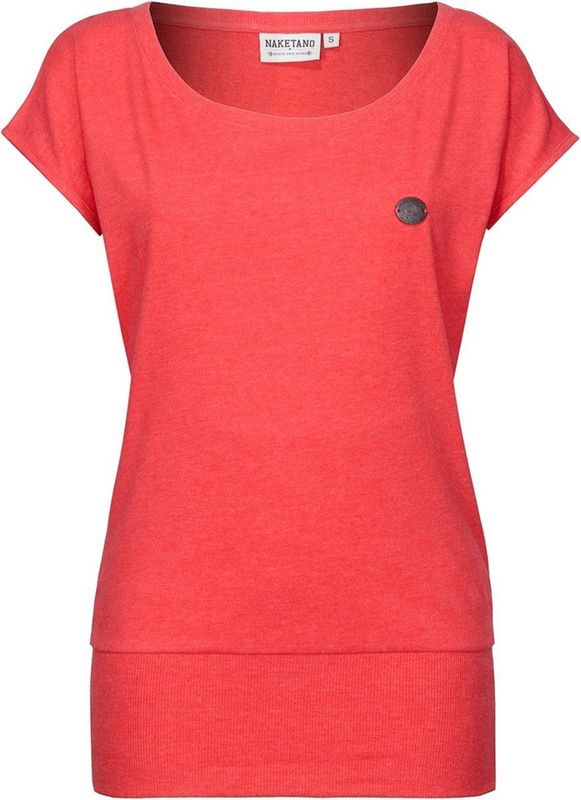 Naketano - T-Shirt Wolle 1801-0002 - Cherry Red Melange