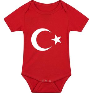 Turkije Babyromper Rood - turkey - geboorte - cadeau - rompertje