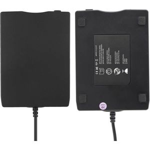 3.5 Inch USB Externe Floppy Disk Drive Zwart 1.44M Neutraal - Draagbare Diskette FDD voor Algemeen Gebruik