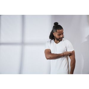 V-nus Stretch Regular V-hals Wit 6-pack XL