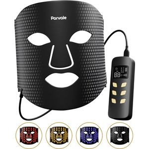 PARVALE® Led Gezichtsmasker - Collageen & Led Masker - Infraroodlamp - Rood Licht Therapie - Infraroodtherapie - Red Light Therapy - Led Face Mask