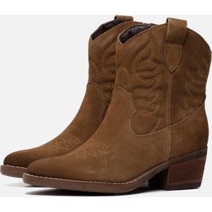 Cellini Cowboylaarzen cognac Suede - Maat 40