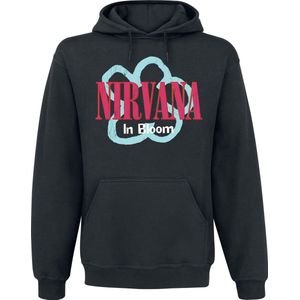 Nirvana In Bloom Trui met capuchon zwart XXL - Katoen - Band merch, Bands