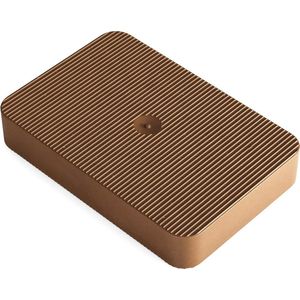 Onderlegplaatjes 60 x 40 mm 10 mm dikte - bruin - afstandhouders van kunststof - draagvermogen tot 5 ton - 100 stuks - Goedkope onderlegplaatjes - Hoge kwaliteit