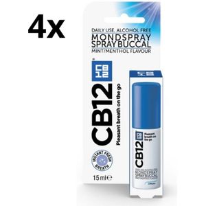 CB12 Mondspray - 4 x 15 ml - Voordeelverpakking