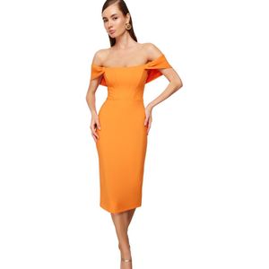 Trendyol Saxe Body-Sit Corset Gedetailleerde Geweven Elegante Avond Nacht Afstudeerjurk Tprss22El00097