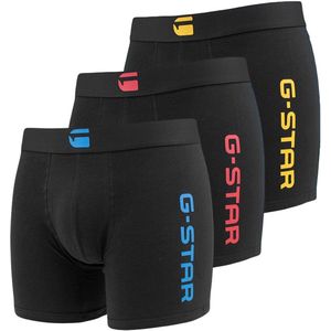 G-Star heren 3P boxers logo zwart