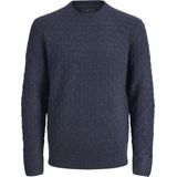 JACK&JONES - JPRBLASIMON STRUCTURE KNIT CREW NECK LN - Heren - Gebreide truien