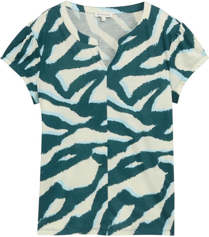 Tom Tailor T-shirt met ronde halslijn