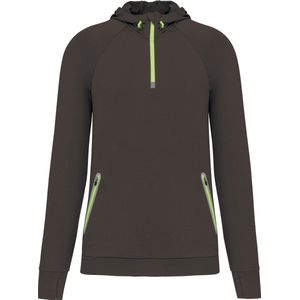 Proact - PA360 - Unisex Sportsweater - Dark Grey - Met Capuchon En Halsrits