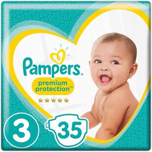 Pampers Premium Protection - Maat 3 (Midi) 6-10 kg - 35 Stuks - Luiers