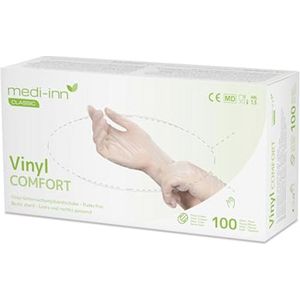 Vinyl Wegwerphandschoenen - Maat S - 100 Stuks - Niet-steriel, Poedervrij, Latexvrij - Perfect voor Onderzoek en Verzorging