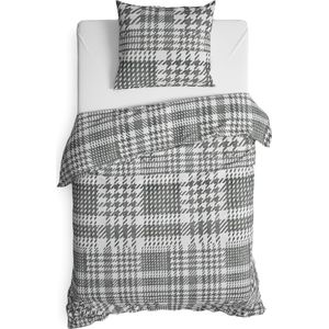 Heckettlane Rex - Dekbedovertrek - Eenpersoons - 140x200/220 cm - Black