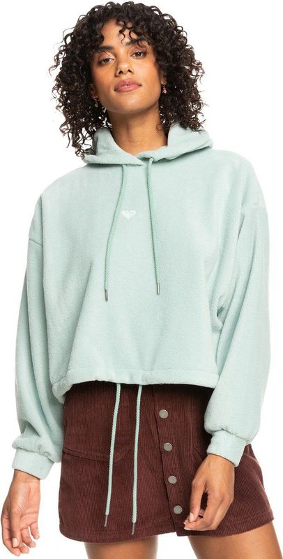 Sweater - Fleece - Groen - Gerecycled Polyester - Relaxed Fit