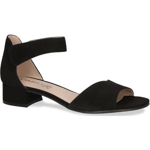 CAPRICE - Damessandalen - Black - Leer - Met Hak