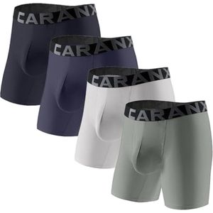Heren Boxer Shorts Ondergoed met Prestatienet voor Sneldrogend Comfort