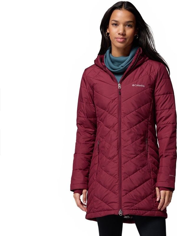 Columbia - Heavenly Long - Jas - Paars - Lichtgewicht - Thermisch-Reflecterende Voering