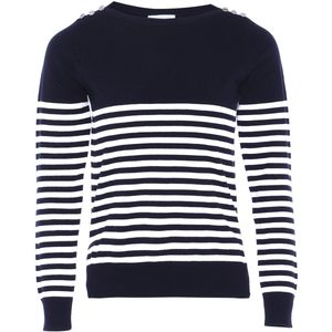 usha - Pullover - Langarm - Met Horizontale Strepen