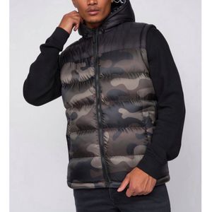 Crosshatch - Stanfield - Bodywarmer - Camouflage - Met Capuchon