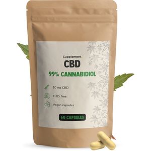 Cupplement - CBD Olie Capsules - 10 MG