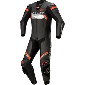 Alpinestars - Missile V2 Ignition - Leren Motorpak - Zwart Rood Fluo