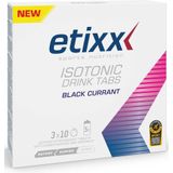 Etixx - Isotonic effervescent tablet 6 tubes - BLACK CURRANT