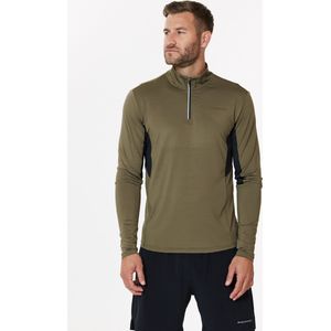 ENDURANCE Functioneel shirt 'Lanbark'  kastanjebruin / zwart