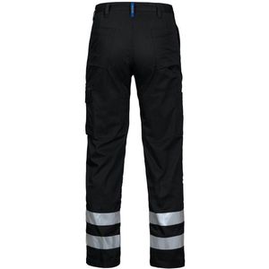 ProJob 2517 BROEK MET KNIEZAKKEN EN REFLECTIEBANDEN 642517 - Zwart - C148