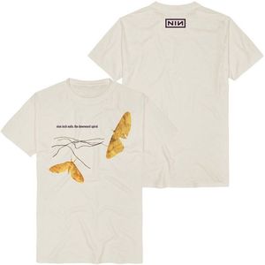 Nine Inch Nails The downward spiral moth Heren T-shirt - natuur - S