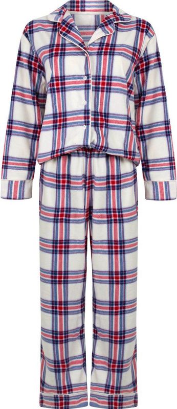 Hunkemöller Polar fleece pyjamaset Wit XS