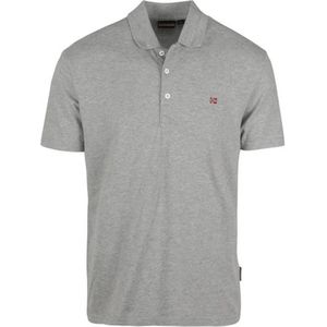 Polo Napapijri Men Ealis SS 1 Medium Grey Melange-S