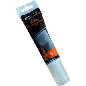 Termatech - Siliconenkit - Zwart - 80 ml - Hittebestendig tot 300°C