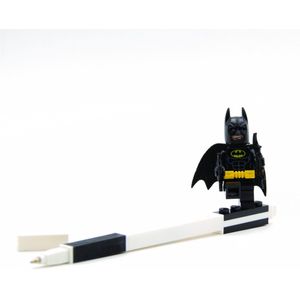 LEGO Gelpen zwart met Batman minifiguur