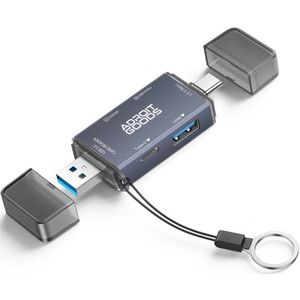AdroitGoods - SD Kaart Lezer - USB 3.0 - Geheugenkaartlezer - Micro SD Adapter