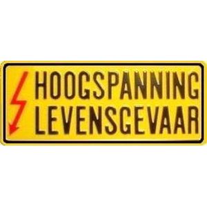 Bord Hoogspanning