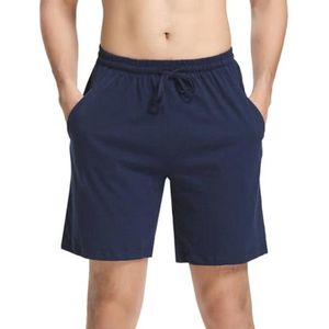 Korte pyjamabroek voor heren van katoen - stijlvolle slaapshort en vrijetijdsbroek