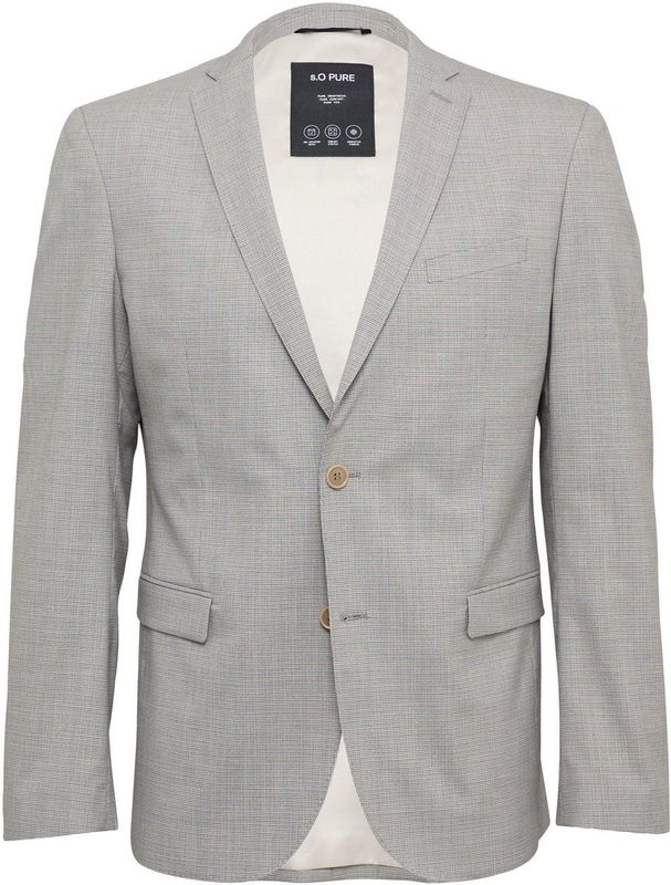 s.O PURE - Blazer - Geruit - Luxe Viscosemix