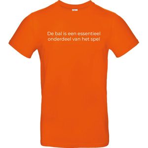 EK voetbal 2024 t-shirt 'de bal is een essentieel onderdeel van het spel.' Johan Cruijff | EK voetbal | WK voetbal | Maat L