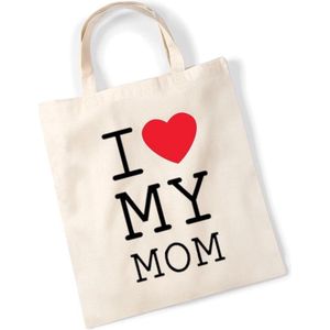 My MOM shopper | 10 Liter | Handtas | Strandtas | Tas | Cadeau | Gift | Verjaardag | Cadeau | Moederdag | Moeder | Dag | Moederdagcadeau| Print | Bedrukking | 40 x 40 CM