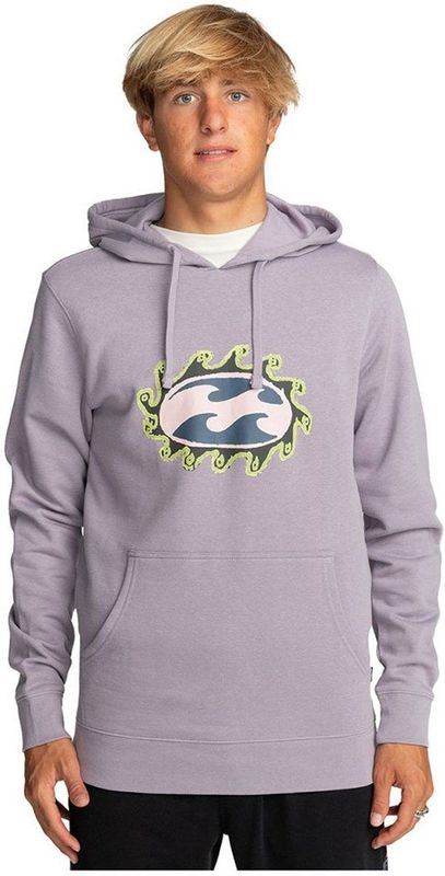 Billabong - Crayon Wave - Hoodie - Paars - Gerecycled Polyester-Katoen Blend