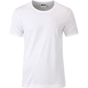Fusible Systems - Heren James and Nicholson Standaard T-Shirt (Wit)